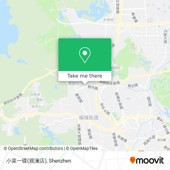 小菜一碟(观澜店) map