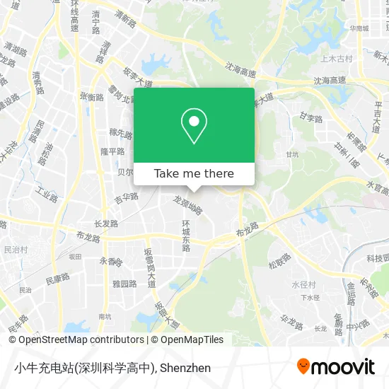小牛充电站(深圳科学高中) map