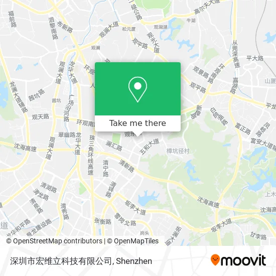 深圳市宏维立科技有限公司 map