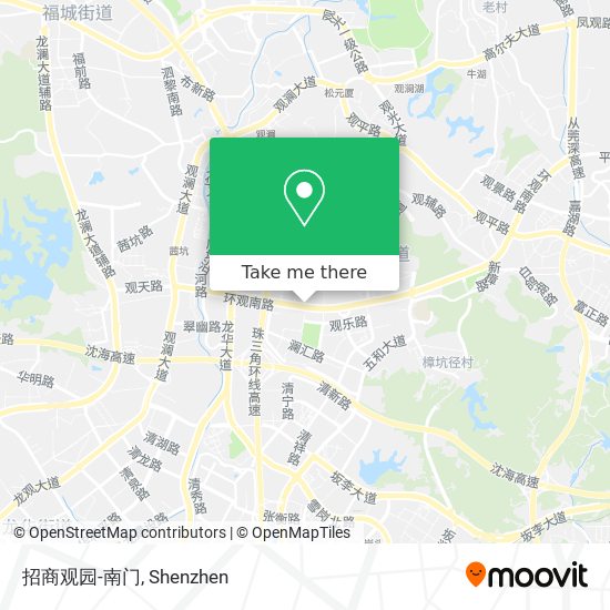 招商观园-南门 map