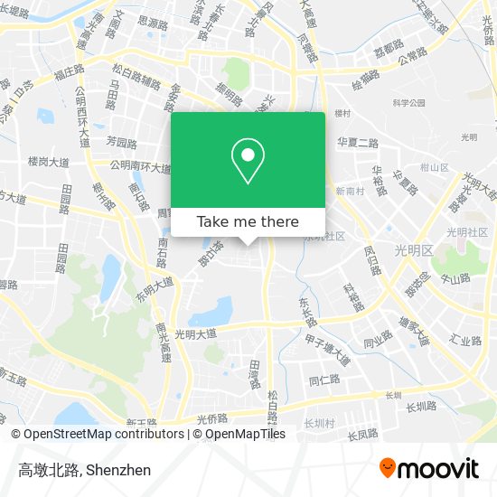 高墩北路 map