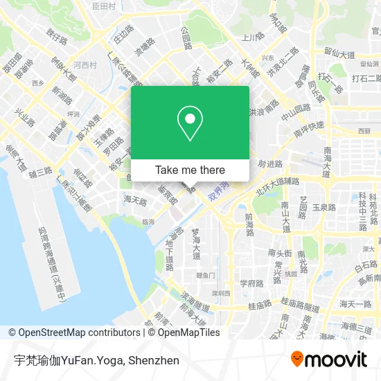 宇梵瑜伽YuFan.Yoga map