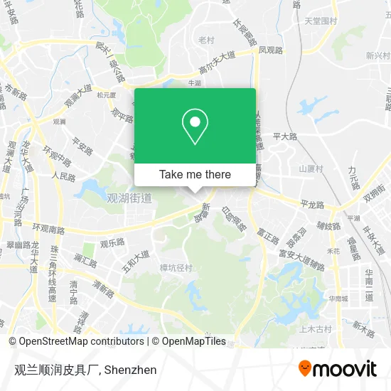 观兰顺润皮具厂 map