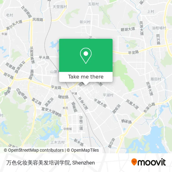 万色化妆美容美发培训学院 map