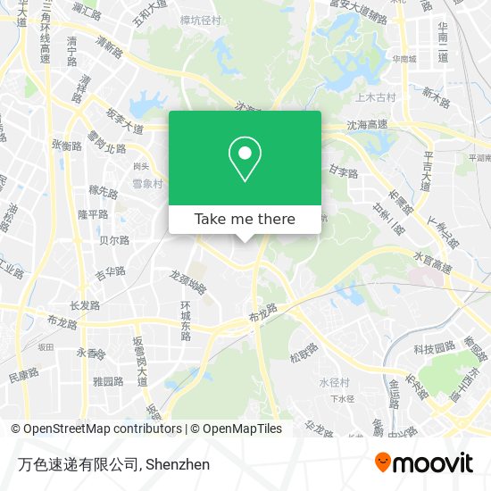 万色速递有限公司 map