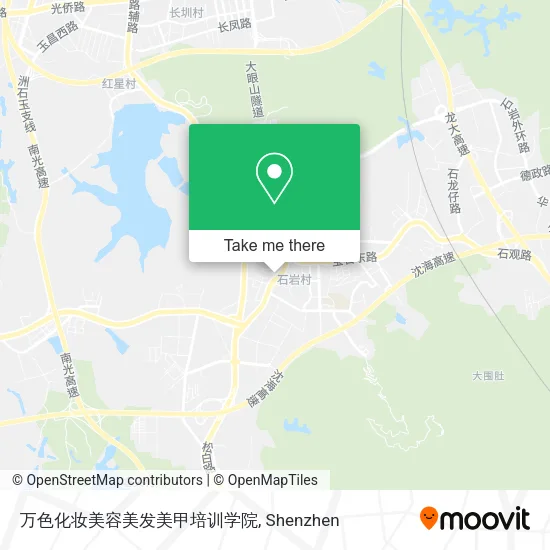 万色化妆美容美发美甲培训学院 map