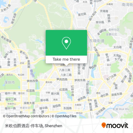 米欧伯爵酒店-停车场 map