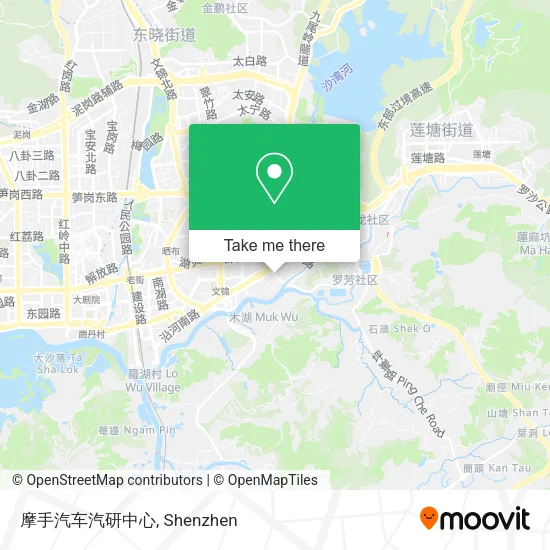摩手汽车汽研中心 map