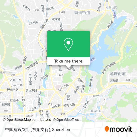 中国建设银行(东湖支行) map