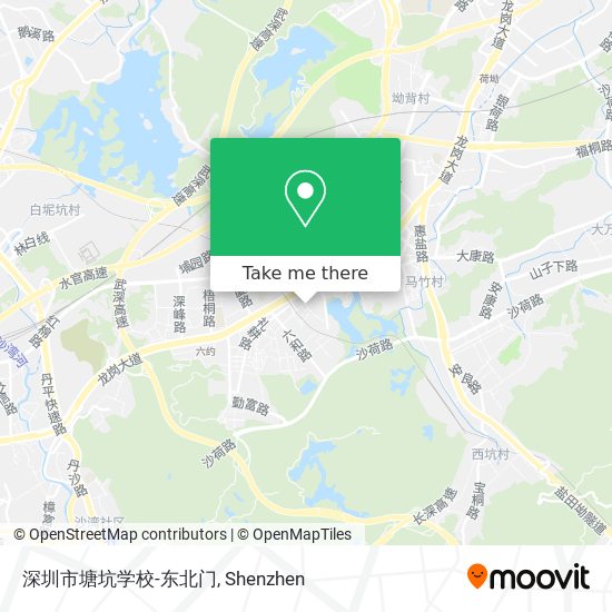 深圳市塘坑学校-东北门 map