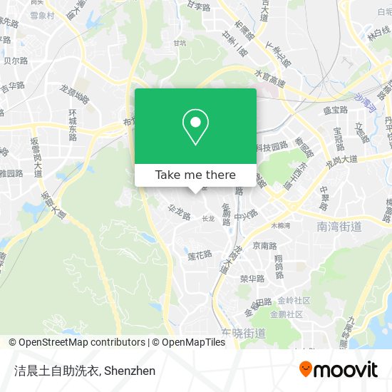 洁晨土自助洗衣 map