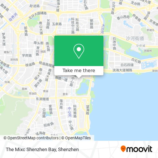 The Mixc Shenzhen Bay map