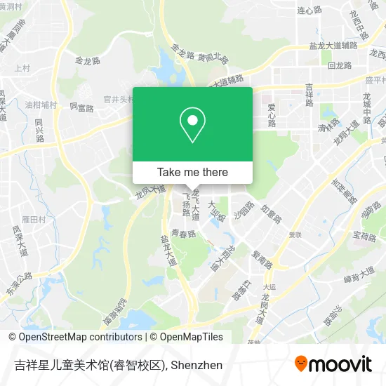 吉祥星儿童美术馆(睿智校区) map