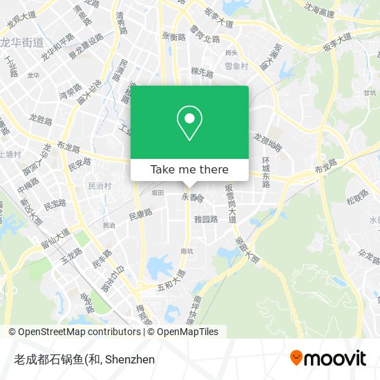 老成都石锅鱼 map