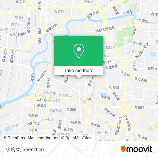 小碗菜 map