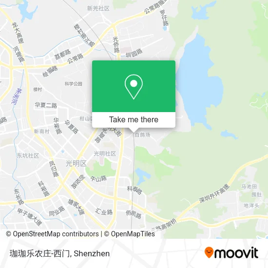 珈珈乐农庄-西门 map