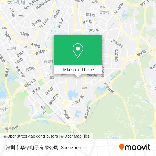 深圳市华钻电子有限公司 map
