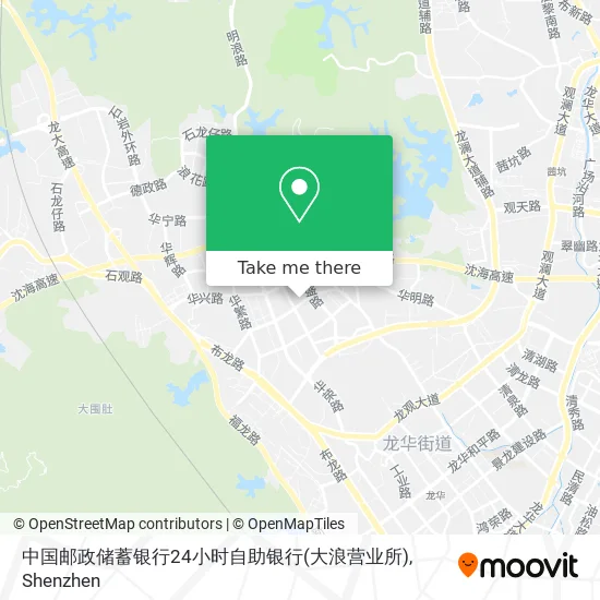 中国邮政储蓄银行24小时自助银行(大浪营业所) map