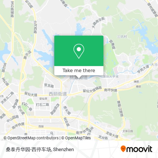 桑泰丹华园-西停车场 map