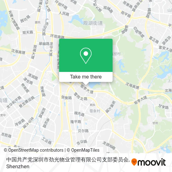 中国共产党深圳市劲光物业管理有限公司支部委员会 map
