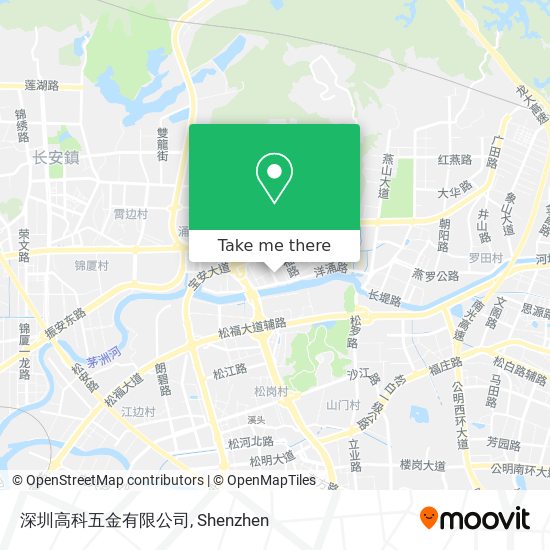 深圳高科五金有限公司 map