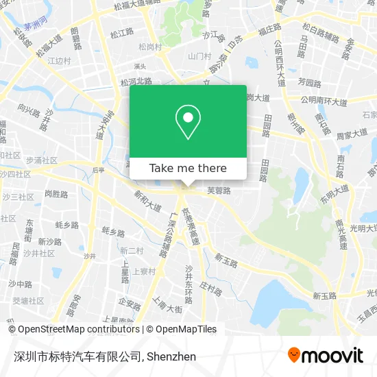 深圳市标特汽车有限公司 map
