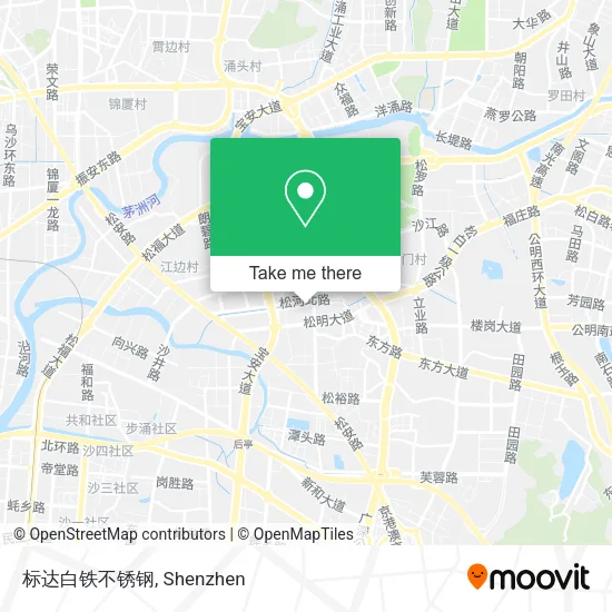 标达白铁不锈钢 map