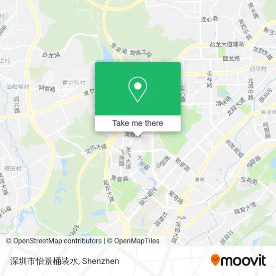 深圳市怡景桶装水 map