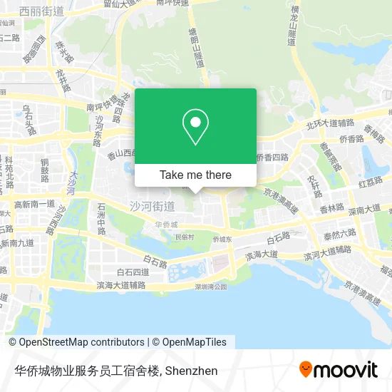 华侨城物业服务员工宿舍楼 map