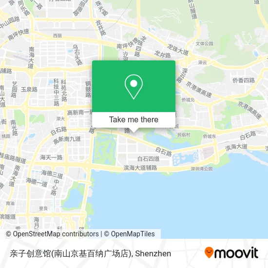 亲子创意馆(南山京基百纳广场店) map