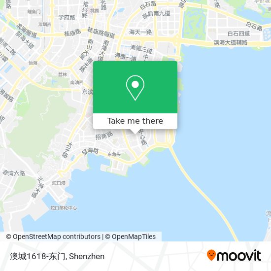 澳城1618-东门 map