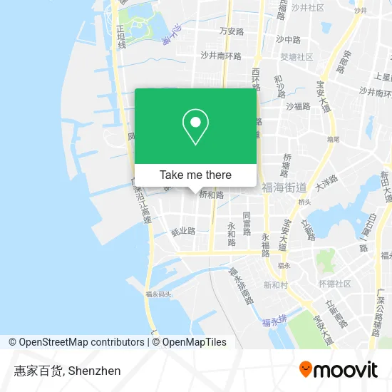 惠家百货 map