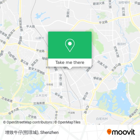 增致牛仔(熙璟城) map