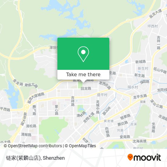 链家(紫麟山店) map