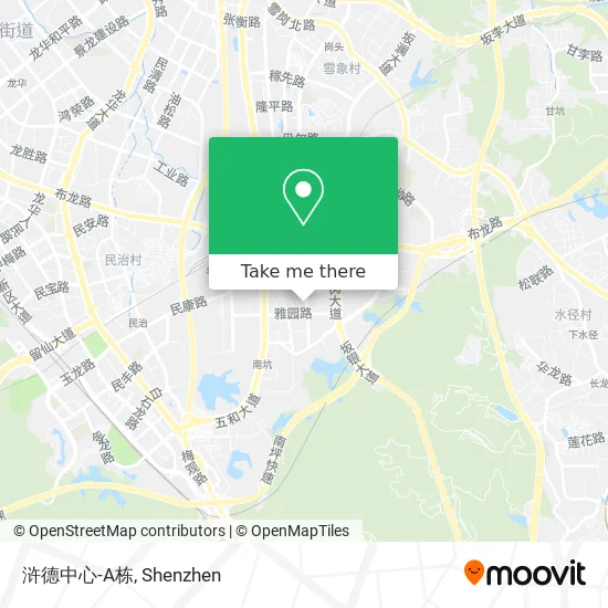 浒德中心-A栋 map