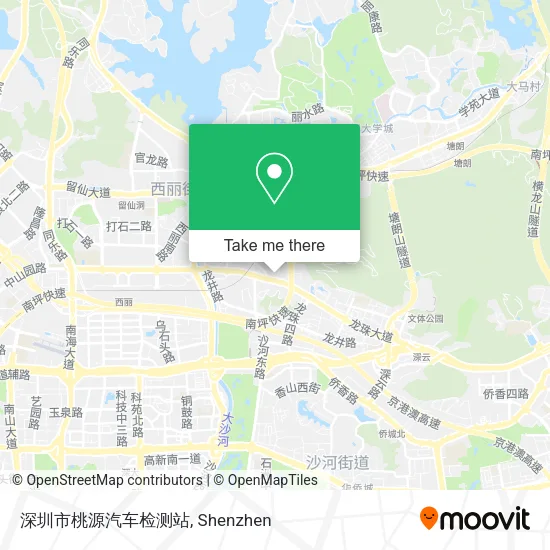 深圳市桃源汽车检测站 map