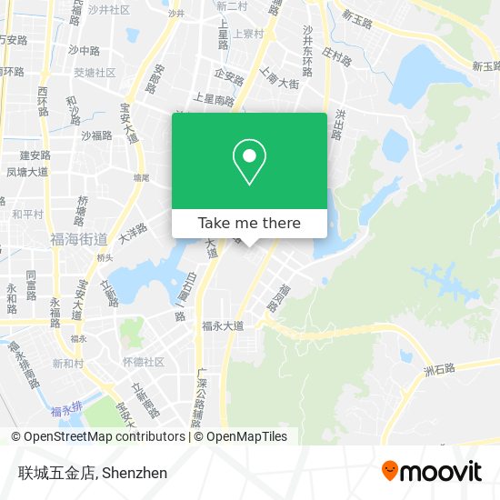 联城五金店 map