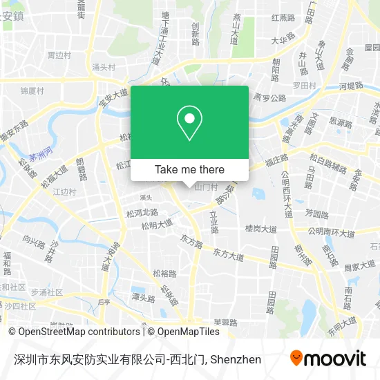 深圳市东风安防实业有限公司-西北门 map