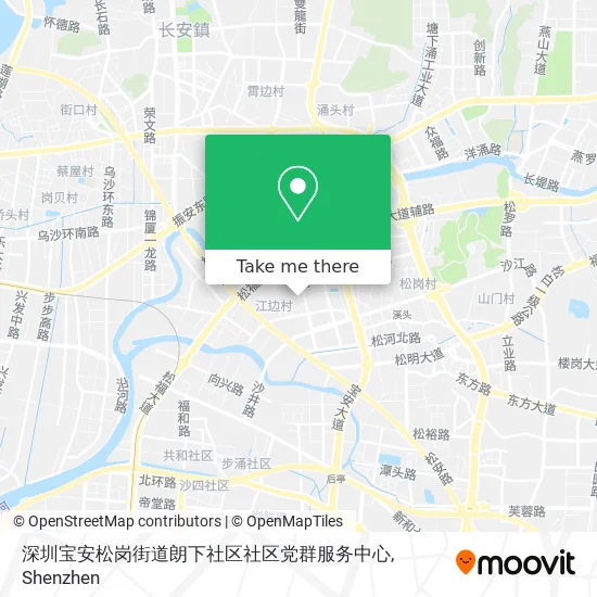 深圳宝安松岗街道朗下社区社区党群服务中心 map