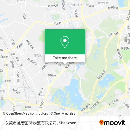 东莞市旭宏国际物流有限公司 map