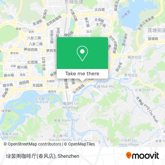 绿茵阁咖啡厅(春风店) map