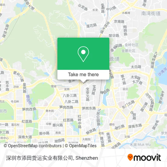 深圳市添田货运实业有限公司 map
