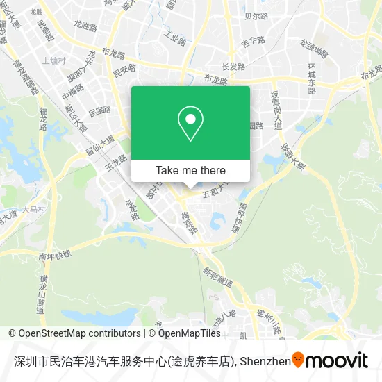 深圳市民治车港汽车服务中心(途虎养车店) map