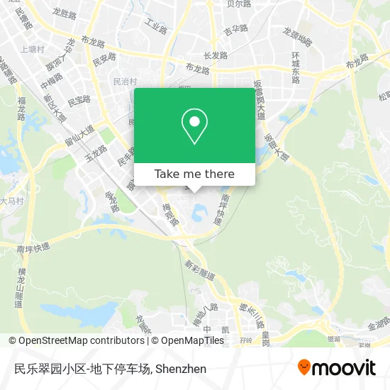 民乐翠园小区-地下停车场 map