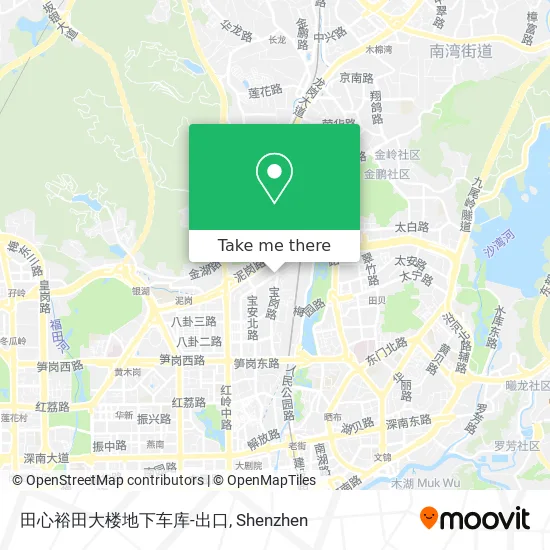 田心裕田大楼地下车库-出口 map