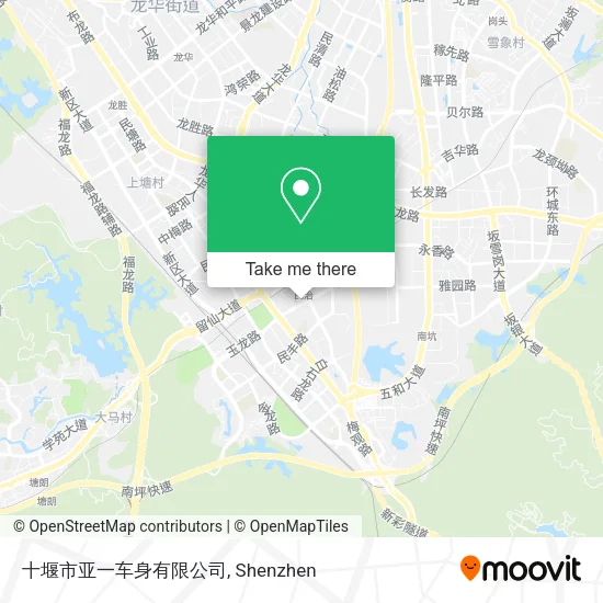 十堰市亚一车身有限公司 map