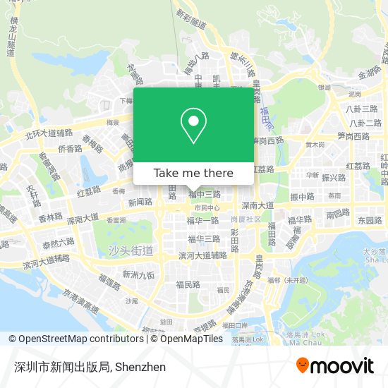 深圳市新闻出版局 map