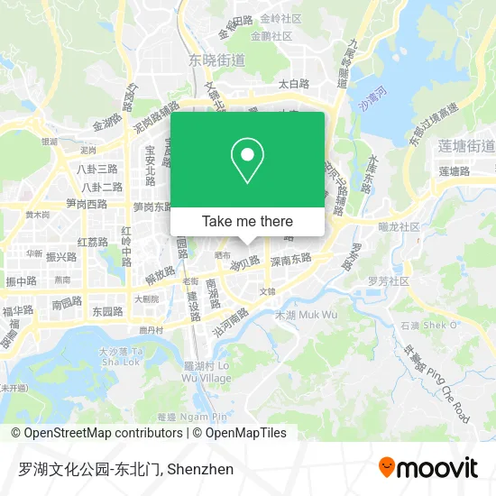 罗湖文化公园-东北门 map