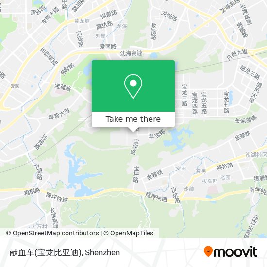 献血车(宝龙比亚迪) map