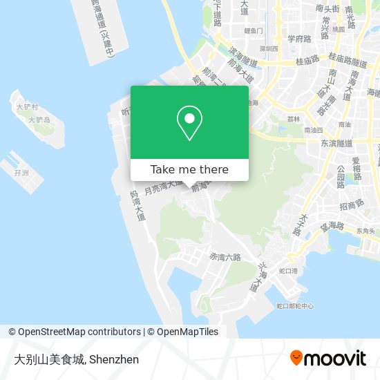大别山美食城 map